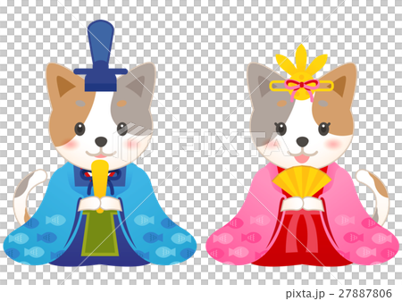 ひな人形（猫） 27887806