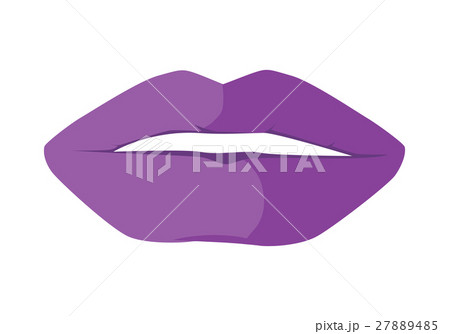 Womens Smile with Shining White Teeth Vector 27889485