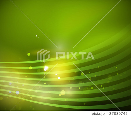 Transparent wave lines on blur silk background 27889745