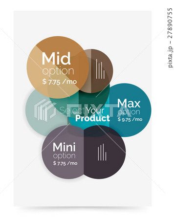 Business cover brochure design with select option 27890755