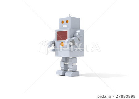 ロボット キャラクターのイラスト素材