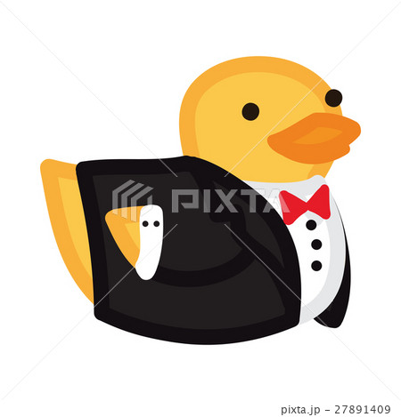 Funny yellow duck like groom 27891409