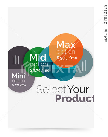 Business layout - select your product with sample Business layout - select your product with sample 27892128