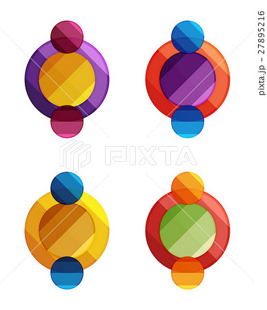 Vector circle banners 27895216