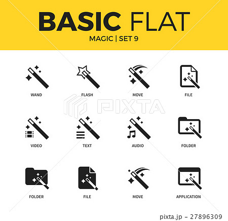 Basic set of Magic icons 27896309
