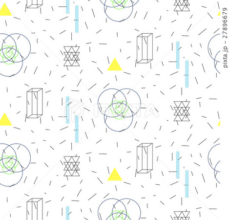 Retro 80s seamless vector pattern. 27896679