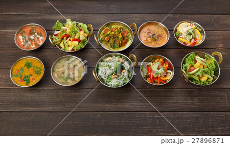 Vegan and vegetarian indian cuisine hot spicy Vegan and vegetarian indian cuisine hot spicy 27896871