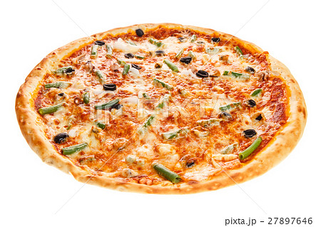 Part of delicious classic italian Pizza 27897646