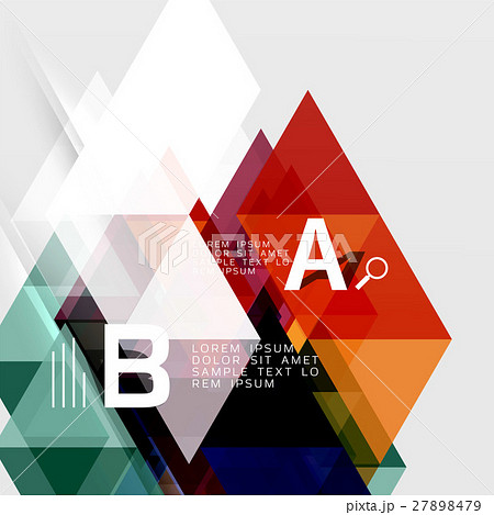 Transparent overlapping triangles 27898479