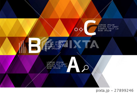 Vector triangle abstract background 27899246