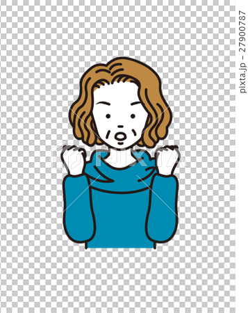 怒るおばさま 27900787