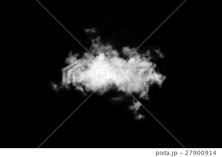 Textured Smoke,isolated on black background 27900914