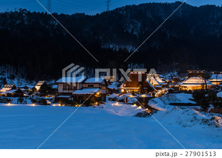 美山　かやぶきの里　雪灯廊 27901513