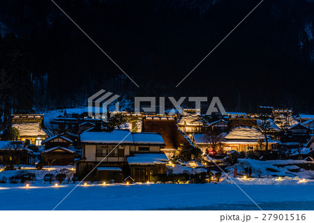 美山　かやぶきの里　雪灯廊 27901516