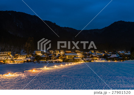 美山　かやぶきの里　雪灯廊 27901520