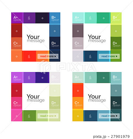 Vector color stripes infographics templates 27901979