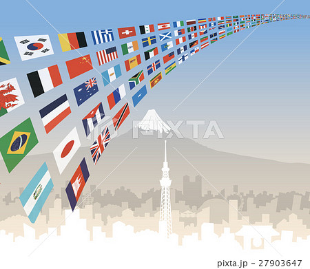 富士山 東京 オリンピックのイラスト素材 富士山 東京 オリンピックのイラスト素材