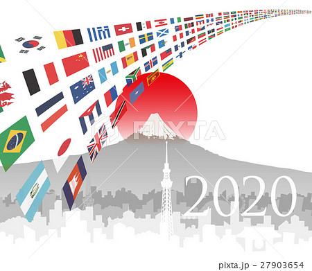 富士山 東京 オリンピックのイラスト素材 富士山 東京 オリンピックのイラスト素材