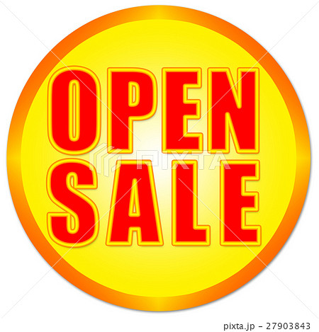 Open Saleのイラスト素材