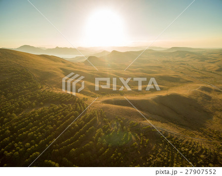 Aerial landscape in Crimea Aerial landscape in Crimea 27907552