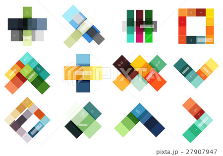 Vector blank stripes and lines infographics Vector blank stripes and lines infographics 27907947