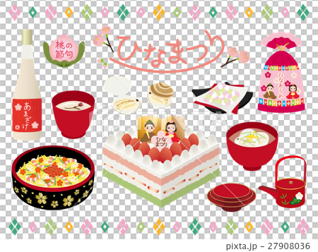 Hinamatsuri Food and drink set 27908036