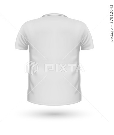 T-shirt Teplate. Back View. Vector T-shirt Teplate. Back View. Vector 27912043