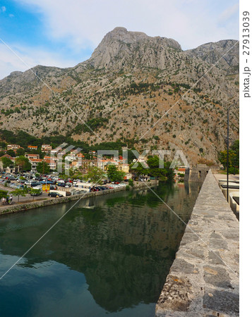 Kotor old city wall and moat ,Montenegro 27913039
