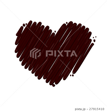 Realistic hot chocolate heart  shape splash 27915410