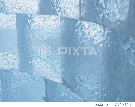 氷のテクスチャ 四角と三角 の写真素材