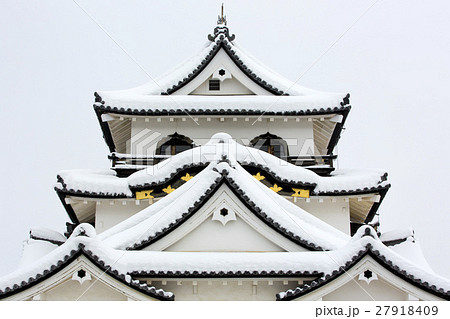 彦根城雪景色 彦根城雪景色 27918409