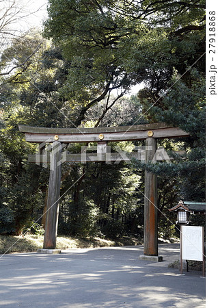 明治神宮　北参道　鳥居 27918868