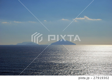 利島　大島から遠謀 27919302