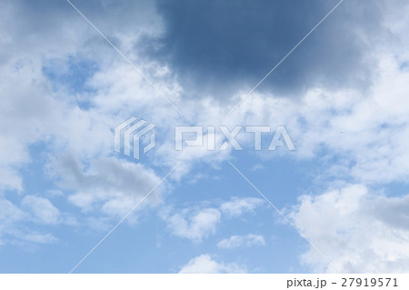 blue sky with  cloud and  raincloud  27919571