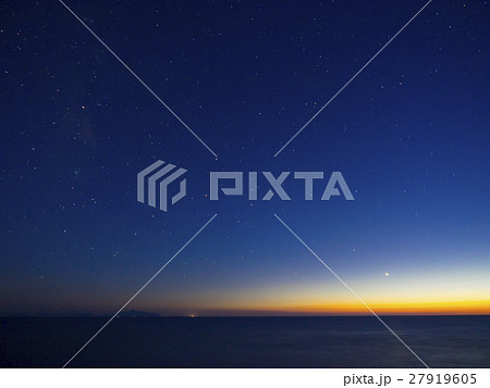 東シナ海に沈む金星とさそり座_2016/10/1 27919605