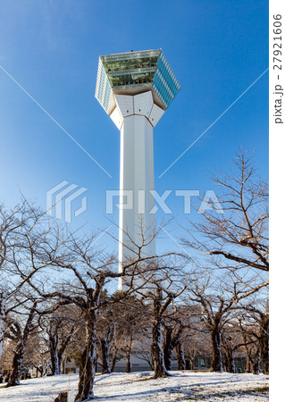 冬の五稜郭タワー 冬の五稜郭タワー 27921606