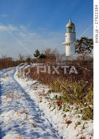 葛登支岬灯台に続く道 葛登支岬灯台に続く道 27922384