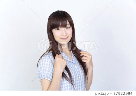 若い女性　美髪　ポートレート 27922994