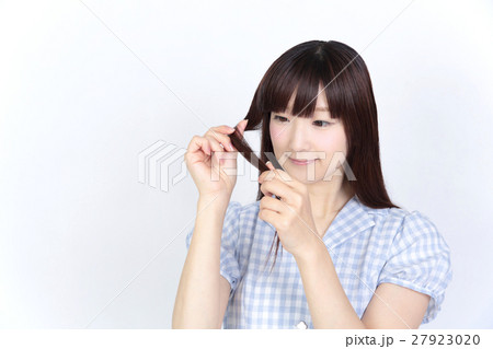 若い女性 美髪 ポートレート 若い女性 美髪 ポートレート 27923020