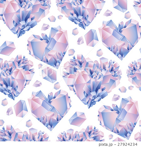 Watercolor crystal pattern Watercolor crystal pattern 27924234