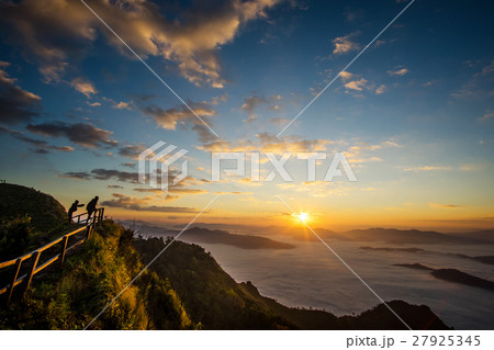 Sunrise at Phu chee dao peak of mountain Sunrise at Phu chee dao peak of mountain 27925345