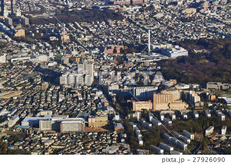 東京都世田谷区大蔵付近を空撮 東京都世田谷区大蔵付近を空撮 27926090
