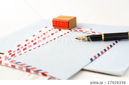 エアメール　封筒　手紙　航空便　海外宛　外国宛 27926356