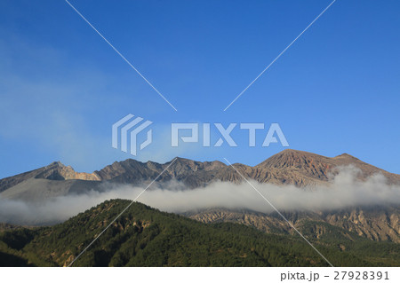 鹿児島県鹿児島市 桜島 昭和火口 鹿児島県鹿児島市 桜島 昭和火口 27928391