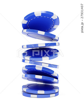 Casino chips isolated 27931407