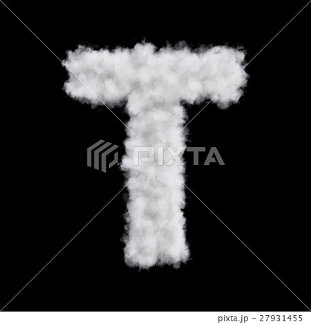 Cloud letter T 27931455