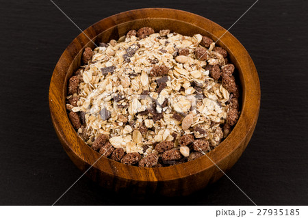 Healthy oat granola muesli cereals 27935185