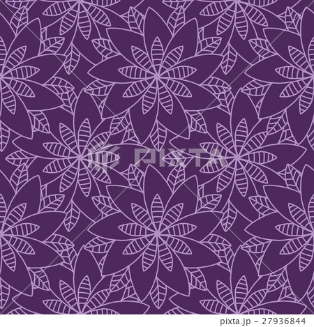 Doodle pattern with flowers 27936844