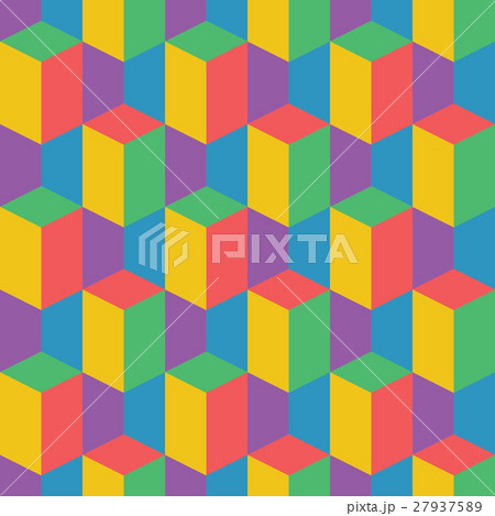 Vector abstract colorful geometric pattern retro Vector abstract colorful geometric pattern retro 27937589