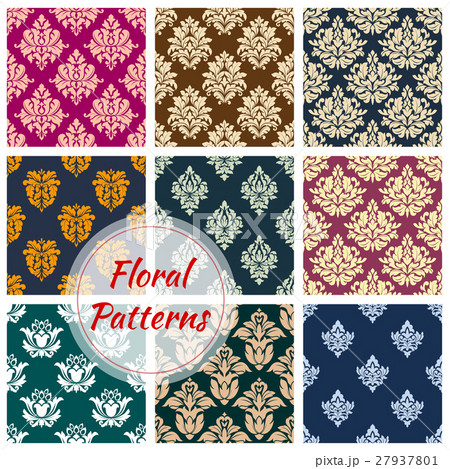 Ornamental floral seamless pattern background 27937801